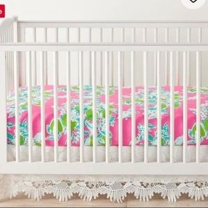 Lilly Pulitzer x Pottery Barn Kids crib skirt